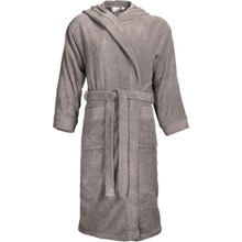 The One Towelling župan s kapucí bathrobe hoodedh taupe