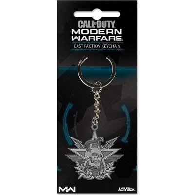 Prívesok na kľúče Call of Duty Modern Warfare Metal Keychain East Faction