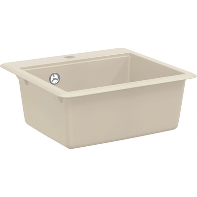 vidaXL Мивка Бежово 470 x 440 мм Гранит (42028406)