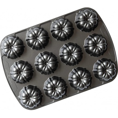Nordic Ware Brownie plát s 12 formičkami 24x34 cm