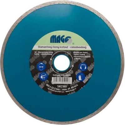 Magg Diamantový kotouč celoobvodový 180 mm SKC180