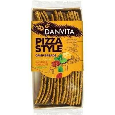 Danvita Pizza Style krehký chlieb so sušenými paradajkami a oreganom 130 g