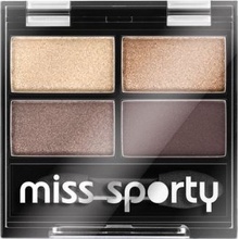 Miss Sporty Quattro oční stíny 403 Smoky Brown Eyes 3,2 g