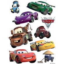 AG Design DKs-1089 samolepící dekorace Disney Cars Auta, rozmery 30x30 cm