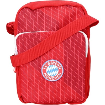 FC Bayern Mníchov taška cez rameno červená 2 vrecká