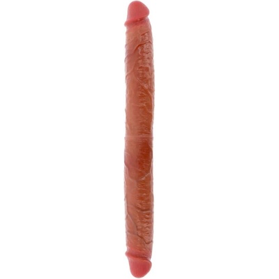 ToyJoy Get Real Foreskin Double Dong 46cm Caramel