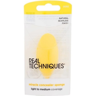 Real Techniques Miracle Concealer Sponge Duo houbička na korektor 2 ks žlutá