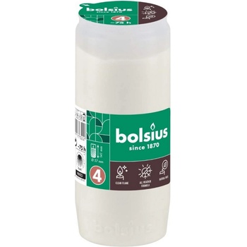 Bolsius Бяла свещ Bolsius Memorial с горене 75 часа (BO-RC4-LCA-A)