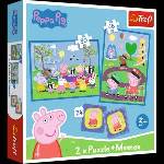 Trefl Puzzle - 2in1 + memos - Happy moments with Peppa Pig Trefl 93331