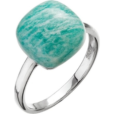 Evolution Group Stříbrný prsten s pravým amazonitem 15031.3