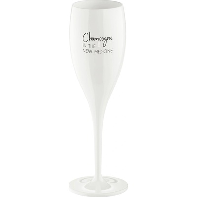 Koziol Skleničky na šampaňské Cheers bílá 100 ml