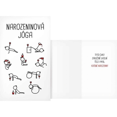 Přání humorné - Jóga