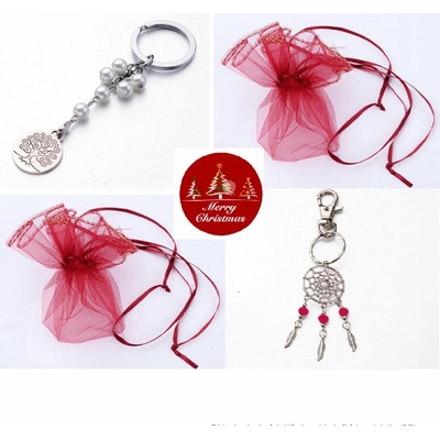 Přívěsek na klíče a kabelku Dárková sada vánoční ozdobné
