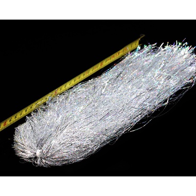 Sybai Streamerové Vlasy Magnum Sparkle Hair UV Silver