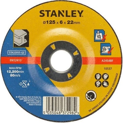 Stanley Fatmax Vypouklý brusný kotouč 125 x 22,0 x 6,0 mm STA32055