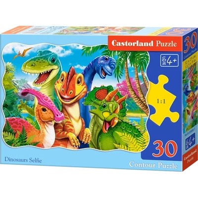 CASTORLAND Dinosauří selfie 30 dielov