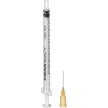 Tuberkulínová injekční stříkačka s jehlou Omnifix-F Duo 1 ml 100 ks