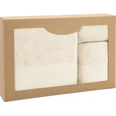 Darymex sada uterákov Solano 1 ks 30 x 50 cm 1 ks 50 x 90 cm 1 ks 70 x 140 cm krémová