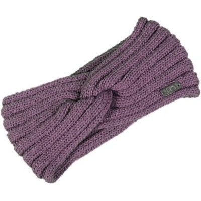 Pletená čelenka s uzlem PLETEX L462 Barva: Pudrově fialková