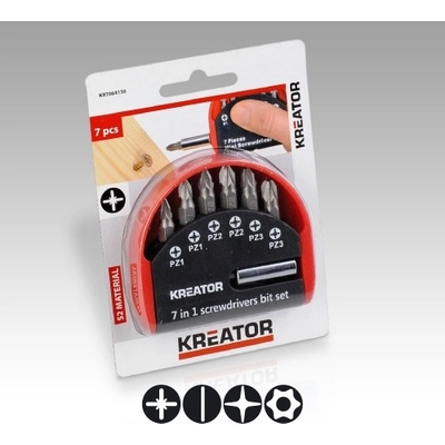 Sada bitů KRT064250 TORX 7 ks