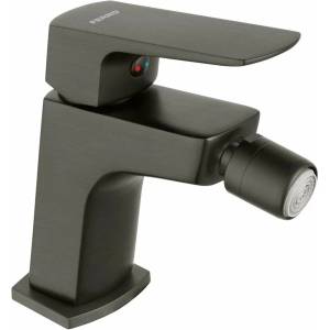 FERRO Едноръкохватков смесител за биде Ferro Vitto Verdeline, Gun Metal matt grey (BVI6VLGM)