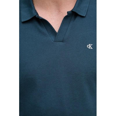 Calvin Klein Jeans тениска с яка мъжка от памук (LV04RF215G)