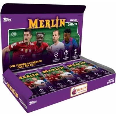 Panini 2021-2022 UEFA Champions League Merlin Chrome Hobby Box