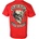 Black heart мъжка моторджийска тениска BLACK HEART - DEVIL SKULL RED - Red - 21669