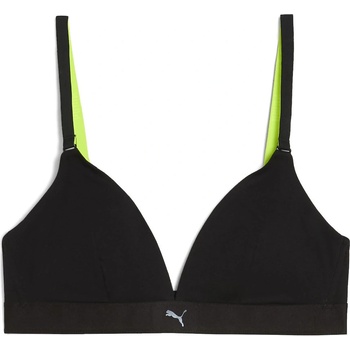 Image 1 of PUMA Cotton Triangle Bralette Размер на сутиена: L / Цвят: черен