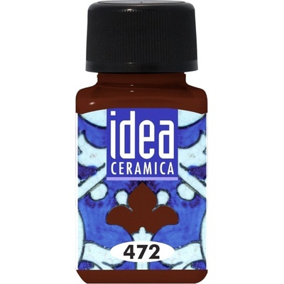 Maimeri Water-Based Cold Idea Farba na sklo a porcelán Brown 472 60 ml