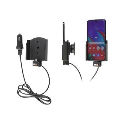 Brodit držiak do auta na Samsung Galaxy A40, bez puzdra, s nabíjaním z cig. zapaľovača/USB 721141