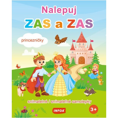 Infoa nalepuj Zas a Zas princezničky snímatelné samolepky