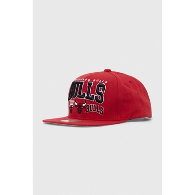 Mitchell&Ness Шапка с козирка Mitchell&Ness CHICAGO BULLS в червено с десен (HHSS6023.CBUYYPPPRED)