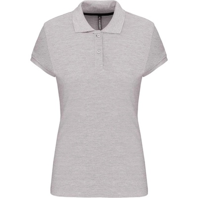Kariban piquÉ k242 / Дамска поло тениска с къс ръкав - оксфордско сиво xxxl (20k24239813)