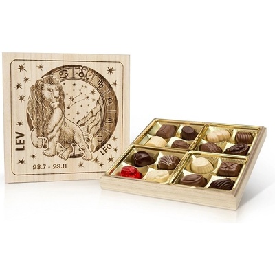 Selllot Lev Belgické pralinky v dřevěné dóze 200 g
