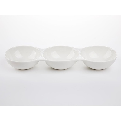 Florina Miska servírovací porcelán dělená Adria 33 x 10 x 4,5 cm