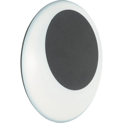 Ondaluce Външен Аплик ondaluce shell nero, led, 13w, 4000k, черен (ap.shell/nero)