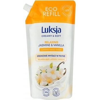 Luksja tekuté mydlo náhradná náplň Jazmín/vanilka 900 ml
