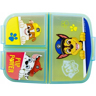 Stor Delený plastový box na desiatu Paw Patrol 74620