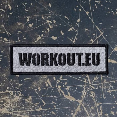 Workout nášivka se suchým zipem WORKOUT - 11 x 3,5 cm