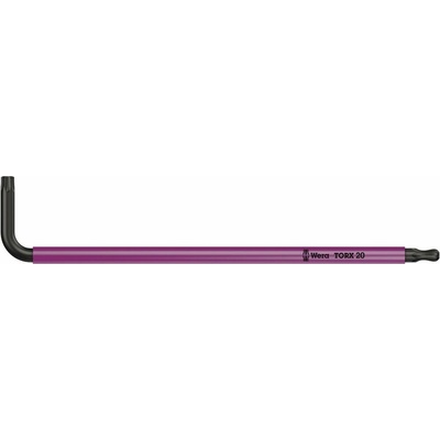 Wera Uhlový kľúč TX BO 20 x 96 mm s guľovým prvkom a pridržiavacou funkciou 05024354001