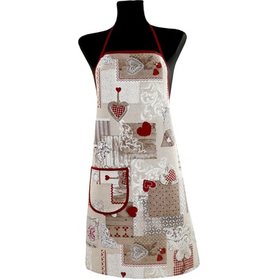 Made in Italy Zástera 914 červený patchwork