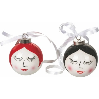 VDE Tivoli 1996 Комплект от 6 коледни украшения от доломит Fantasy, ø 7 см Fantasy Christmas - VDE Tivoli 1996 (5909258)