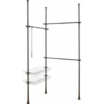 Wenko Teleskopický šatní systém HERKULES BASIC černý