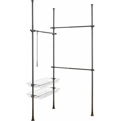 Wenko Teleskopický šatní systém HERKULES BASIC černý