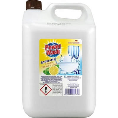Power Wash Zásoba na umývanie riadu Citrón s Limetkou 5 l