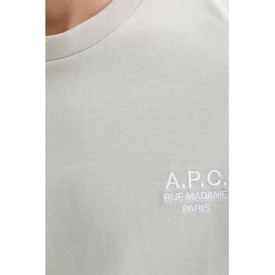 APC Памучна тениска A. P. C. standard rue madame GOTS (COHBU.M26388)