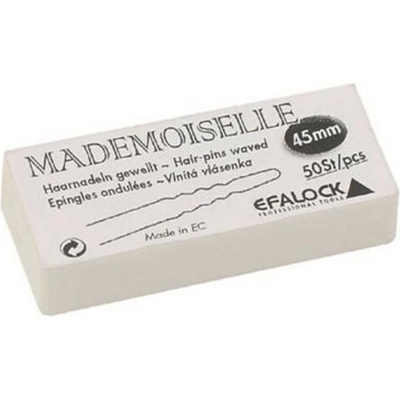 Efalock-Professional Kadernictvi Jehly-a-sponky-do-vlasuSponky do vlasů Mademoiselle 4,5 cm hnědá 500 g (1 418,00 Kč / 1 kg)