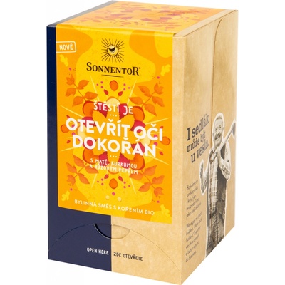 Sonnentor Štěstí je otevřít oči dokořán bio 18 x 1,7 g