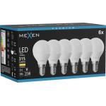Mexen Nova 6x LED крушка E14, G45, 3W, Топло - 3000K, 315 lm - L101-E14-0330-01x06 (L101-E14-0330-01x06)
